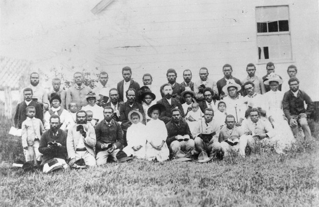 'Australian South Sea Islanders at their Sunday School in Mackay, Queensland, circa 1890', Source: State Library of Queensland.